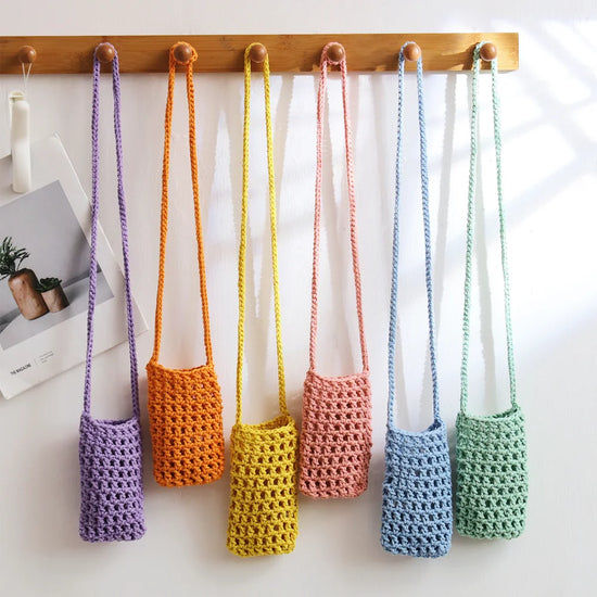 Mini Tracolla per Telefono e Colorata Phone pocket