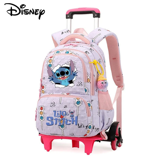 Zaino trolley Stitch 2-in-1 Disney 2025 – grande capacità, torretta, impermeabile e per laptop