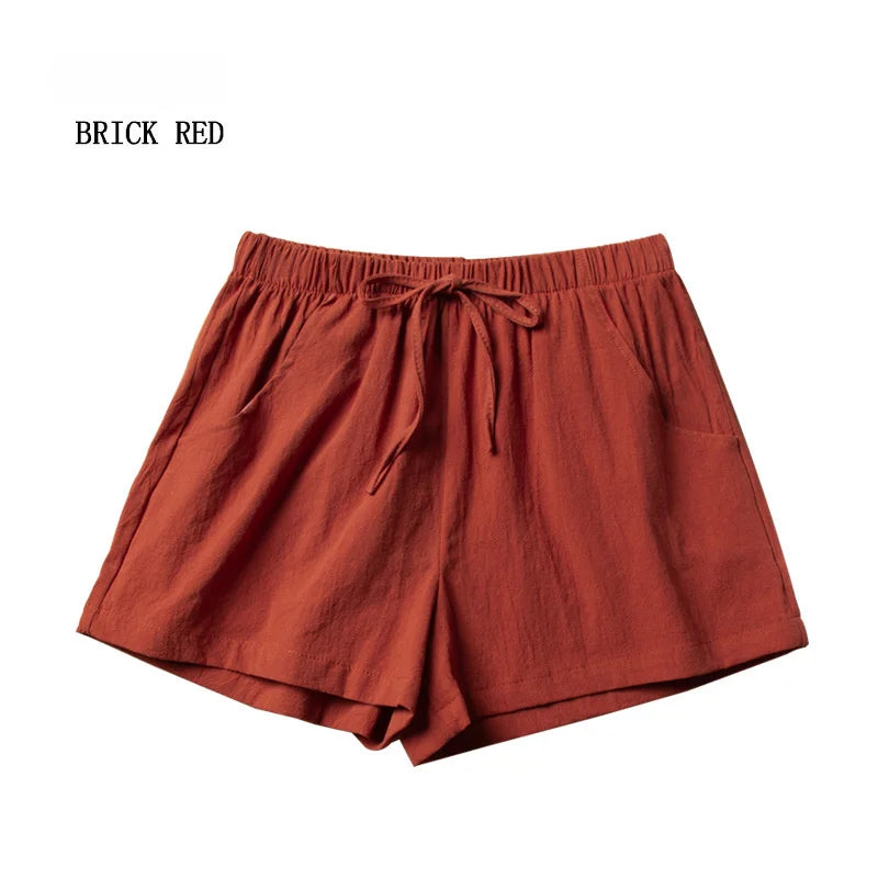 Shorts Donna Vita Elastica con Fiocco – Pantaloncini Casual Sportivi