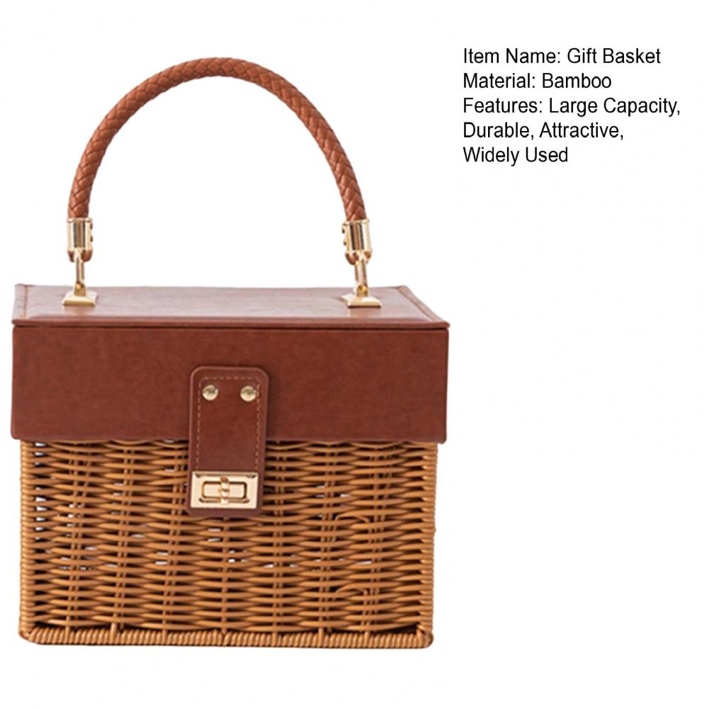 Borsa a Tracolla in Rattan Nera per Donna – Stile Casual Estivo, Fatto a Mano, Forma Box, Perfetta per Viaggi e Spiaggia