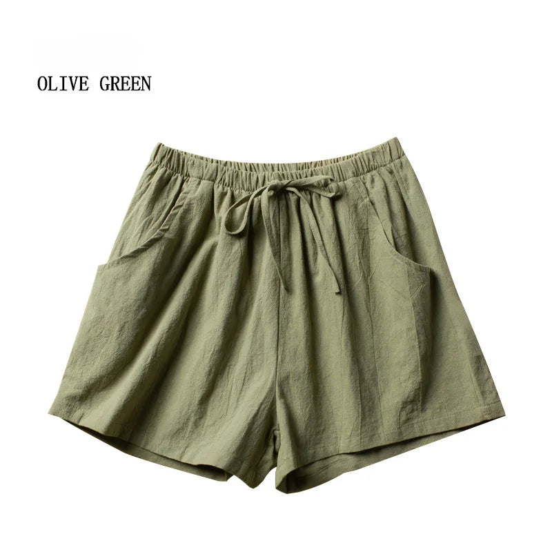 Shorts Donna Vita Elastica con Fiocco – Pantaloncini Casual Sportivi