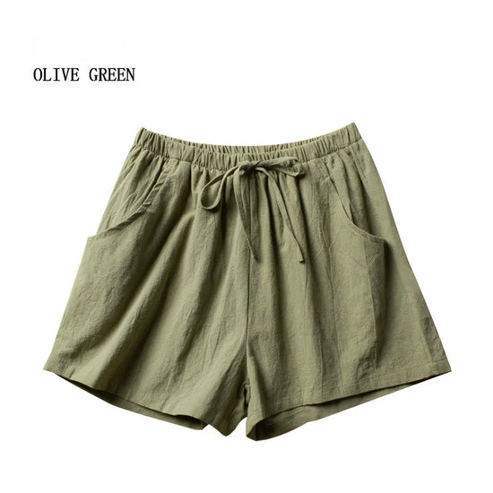 Shorts Donna Vita Elastica con Fiocco – Pantaloncini Casual Sportivi