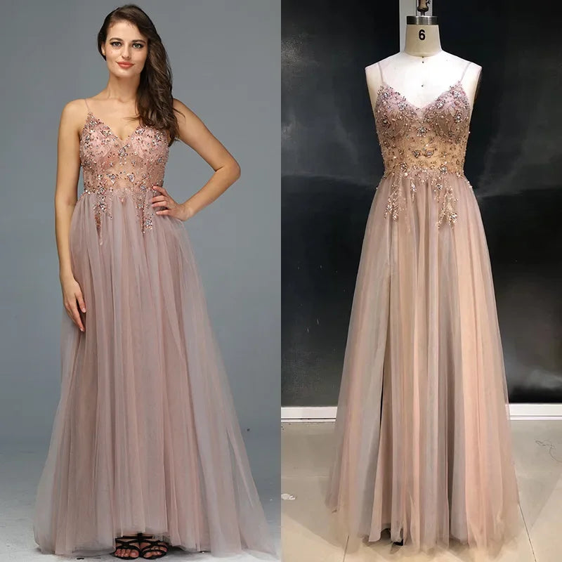 Abito Sera Donna in Aeromesh – Slim Fit Elegante per Gala, Prom e Damigella