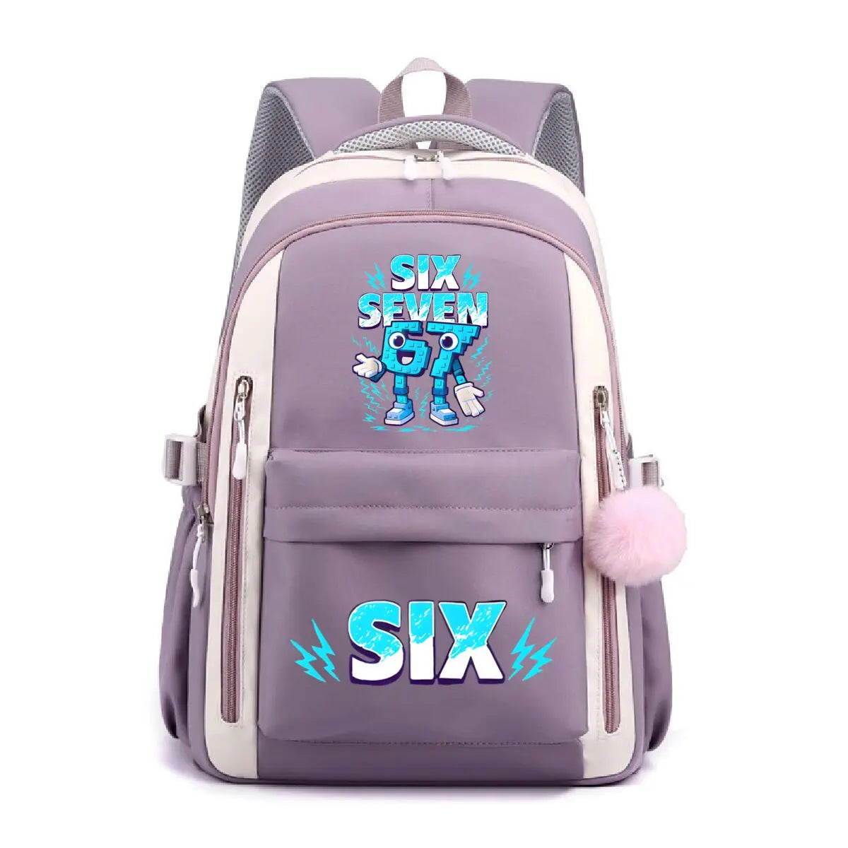 Fashion Middle High Student Backpack Six Seven Italian Brainrot Meme Pattern Mochilas Boys Girls Cartoon 67 Trennd Bagpack Gifts