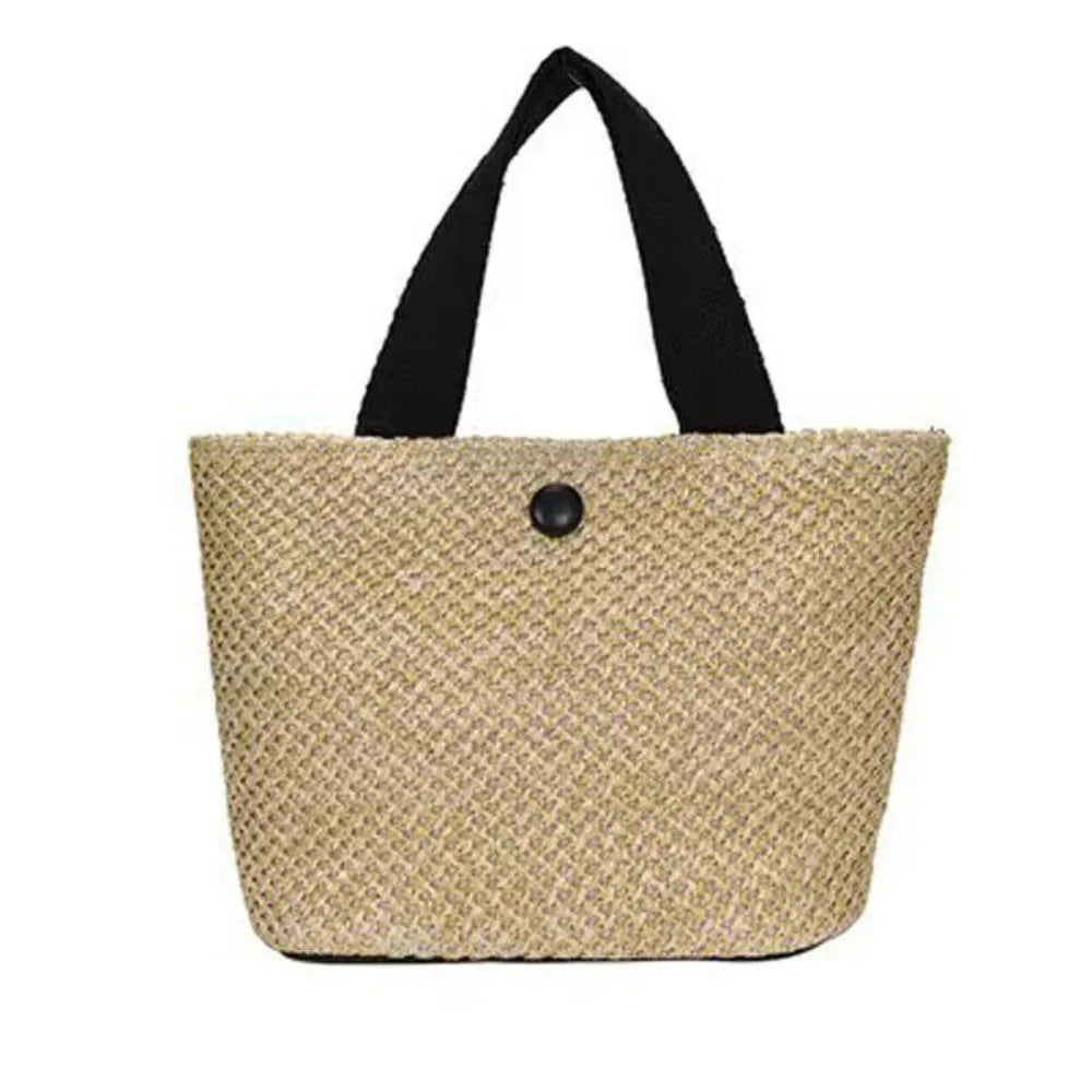Borsa Mare in Paglia Intrecciata Donna – Grande Capacità Estiva
