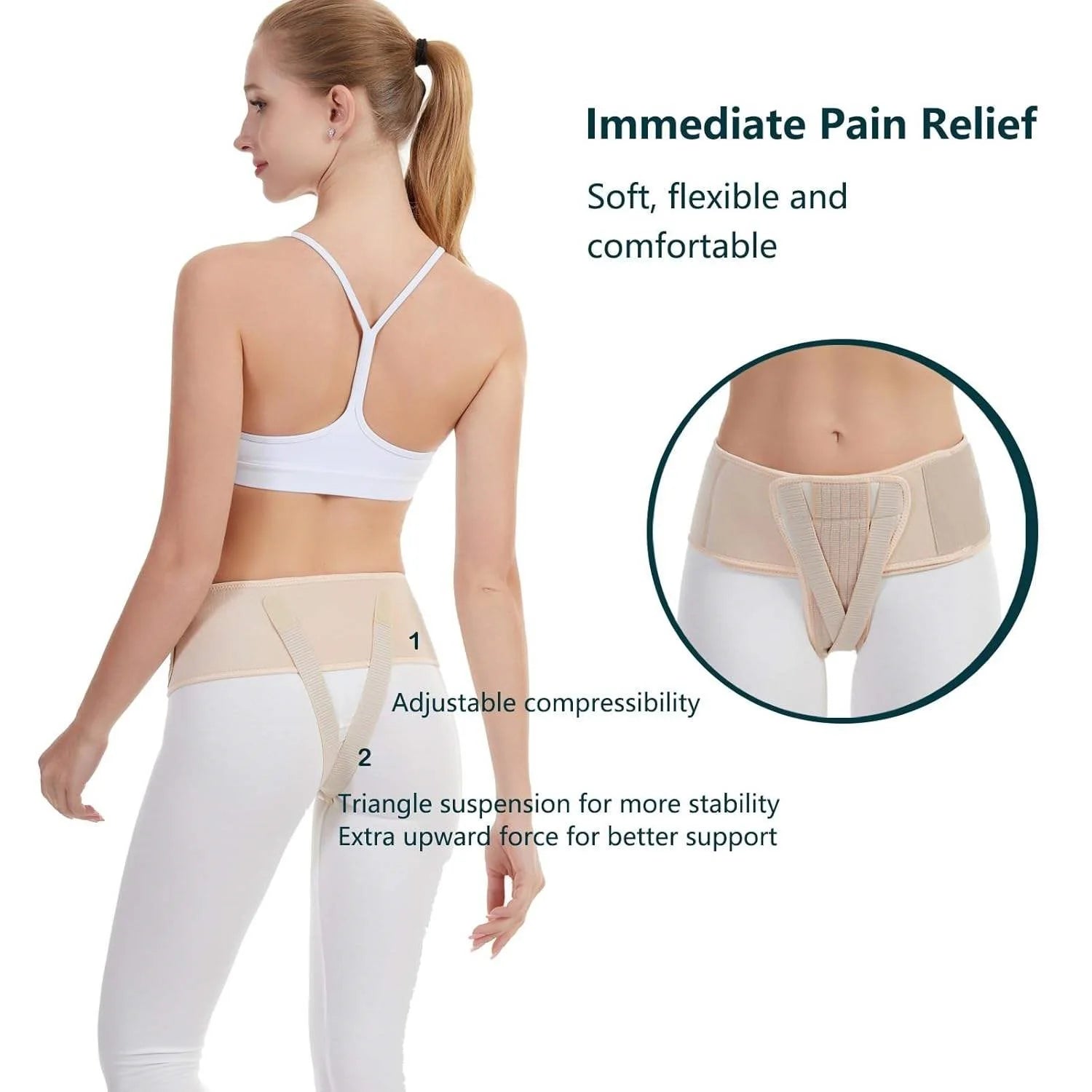 Cintura Pelvica Supporto Donna – Fascia Gravidanza e Prolasso Regolabile Antidolore