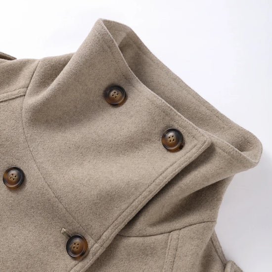 Giacca donna con collo alto e bottoni, modelli 01-04