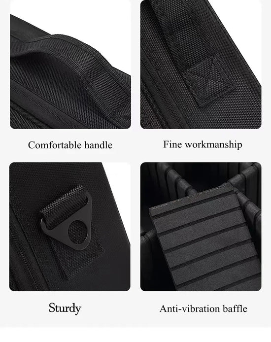 Borsa cosmetici grande in tessuto Oxford – beauty case da viaggio donna grande capacità, organizer make-up waterproof