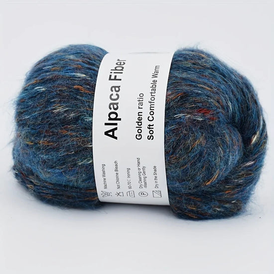 Set 6 gomitoli filo alpaca – lana alpaca hand-knit per sciarpe, cappotti, lavori intrecciati colorati fai-da-te