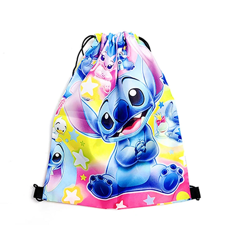 Zaino/sacca Disney Stitch in tessuto impermeabile – ideale per sport, scuola, party o bomboniera