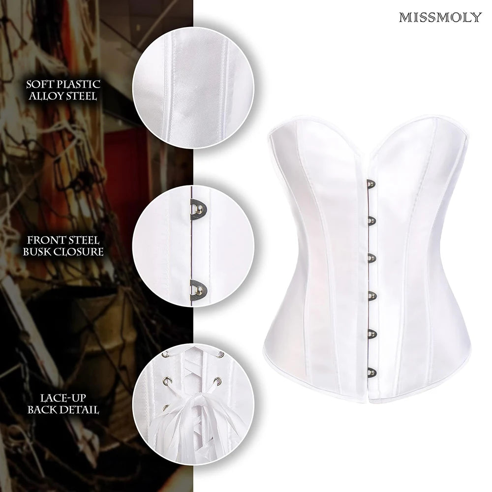 Corsetto Donna Sexy Modellante – Bustier Push Up Vita Stretta