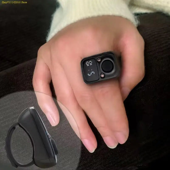 Contatore Digitale da Dito con Display OLED Impermeabile – Clicker Elettronico per Uncinetto e Maglia