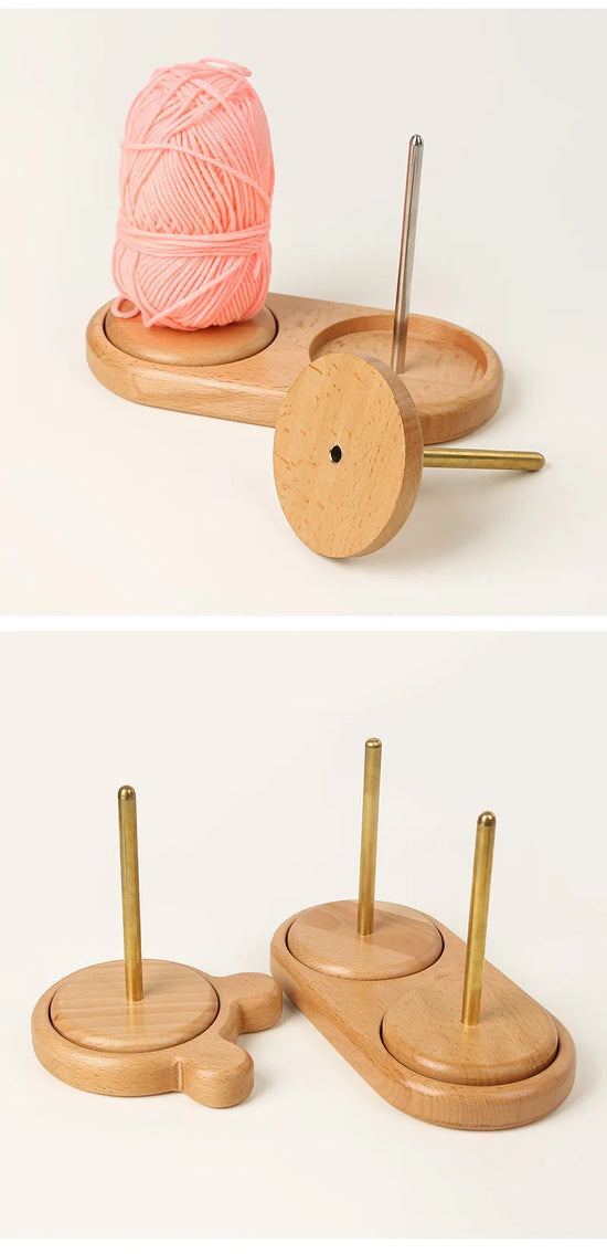 Supporto per filato 4 misure – Stand per bobine / gomitoli, strumento utile per maglia / uncinetto e organizzazione del filo