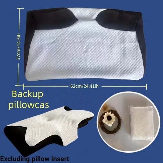 Memory Foam Pillowcase Cervical Pillowcase Pillow Protector Bedding Pillow Cases Cover Cooling Fabric Portable Home Holiday Gift