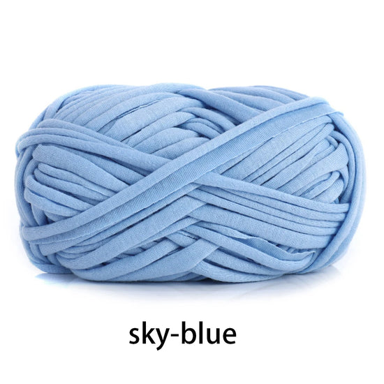 Filo elasticizzato alto spessore 100 g / 30 m – filo robusto fai-da-te per borse, cestini all’uncinetto e lavori artigianali
