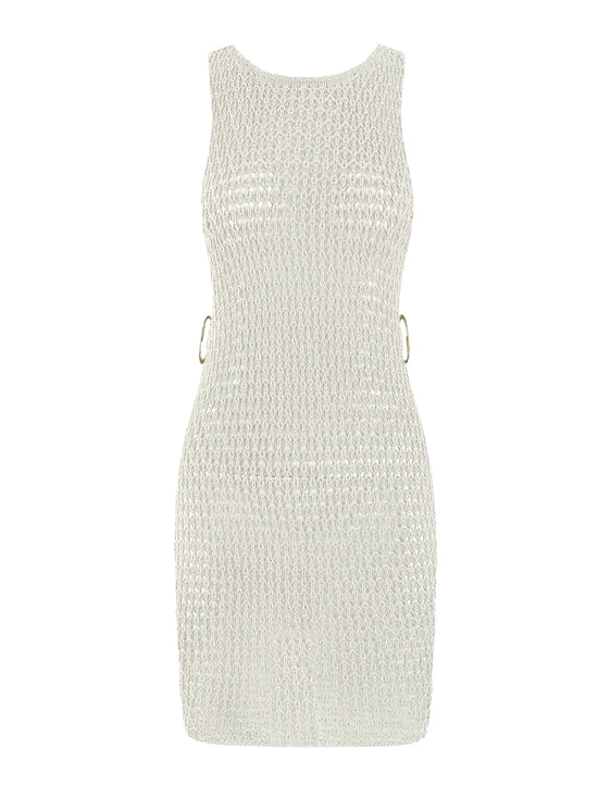 Abito Mare Copricostume Donna Sexy Monospalla Estivo con Intaglio – Look Fashion da Spiaggia 2025