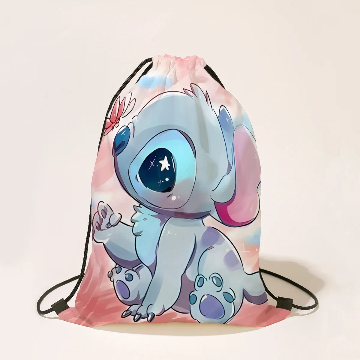 Sacca con coulisse Disney Stitch – zainetto impermeabile leggero per sport, scuola, viaggi e bomboniere