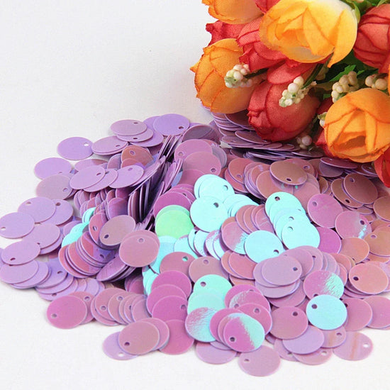 Paillettes Flat Rotonde 10–25 mm con Foro – 10 g , Costumi, Scialli, Danza, Scrapbooking e Decorazioni