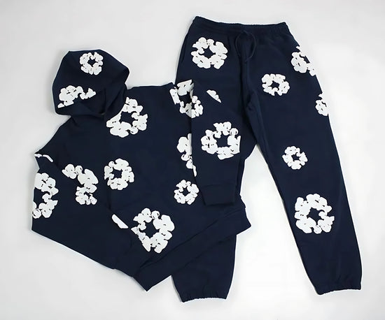 Set felpa con cappuccio e pantaloni unisex 2025 – Stampa 3D casual, morbido e confortevole, ideale per primavera e autunno