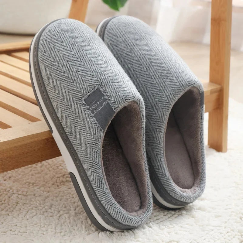 Ciabatte indoor unisex 2025 – suola alta in cotone, antiscivolo, pelose e super calde
