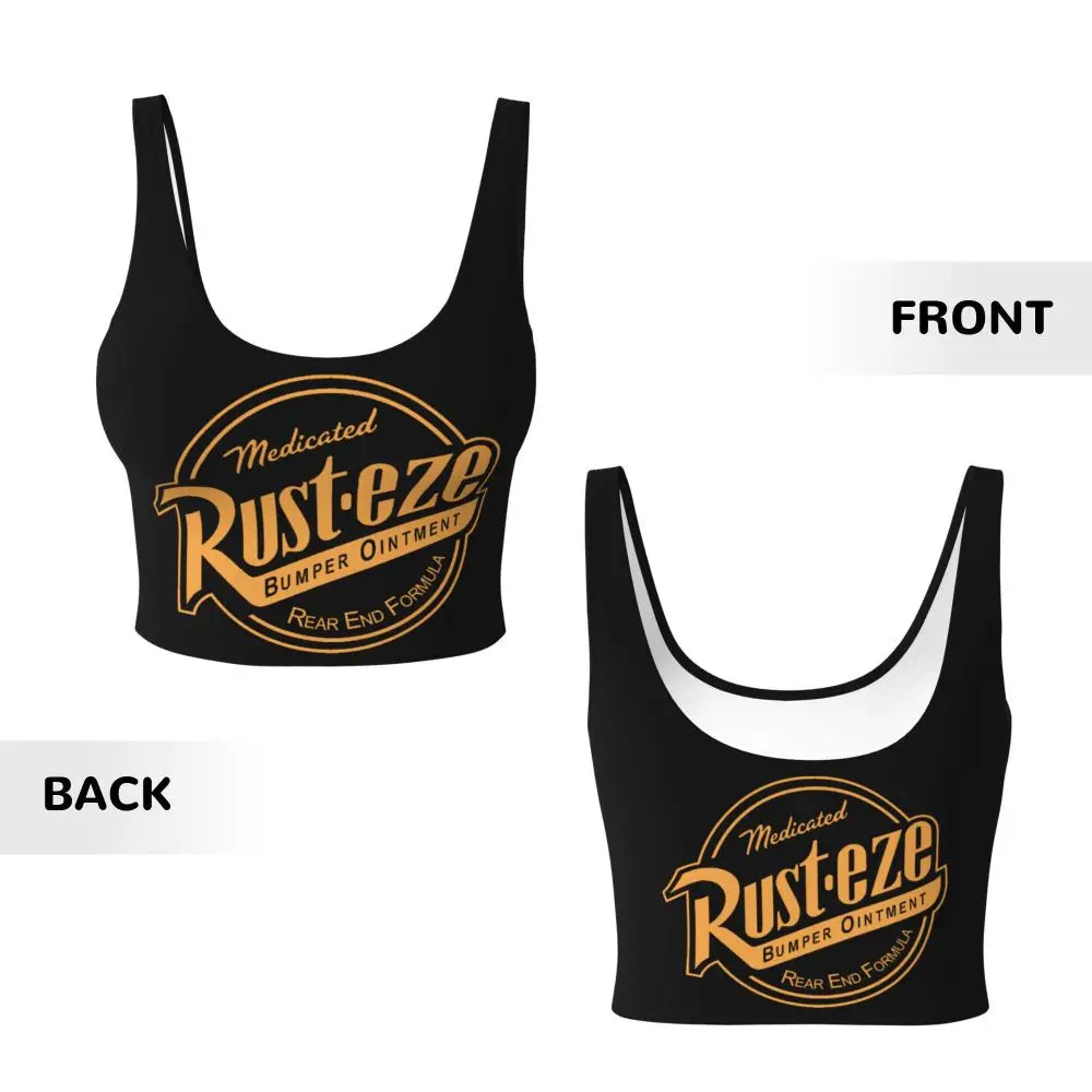 Maglia cars SaettaMcQueen Donna | Cartoon Fitness Crop Top Cars