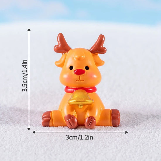 Decorazioni natalizie da scrivania 2025 ‒ set figurine Piccolo Babbo Natale + Alberello ornamentale per ufficio e casa