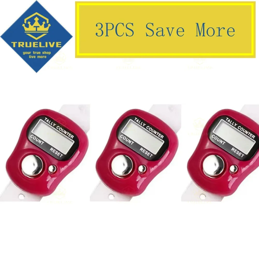 Contatore Digitale da dito per uncinetto e maglia – Mini clicker elettronico per tenere traccia delle righe