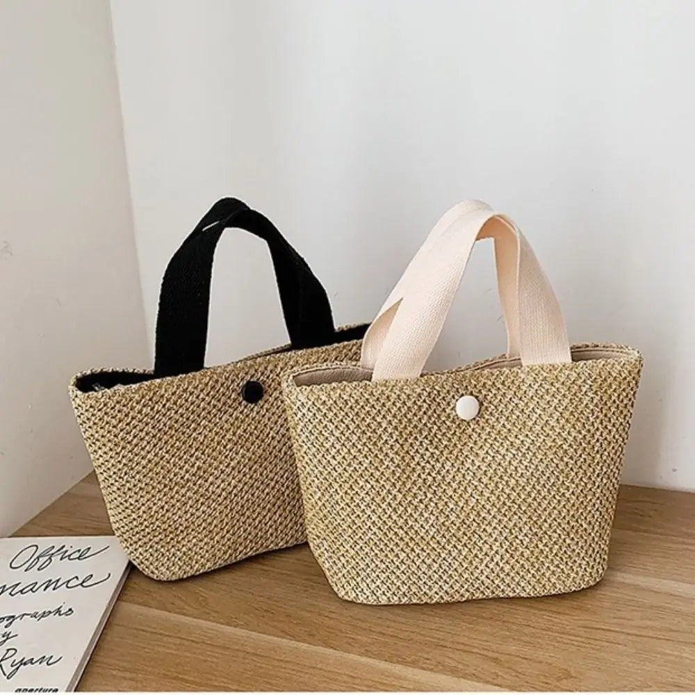 Borsa Mare in Paglia Intrecciata Donna – Grande Capacità Estiva