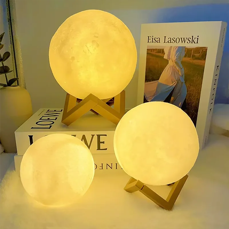 Lampada luna LED galassia – Book light magica per camera bambini e relax