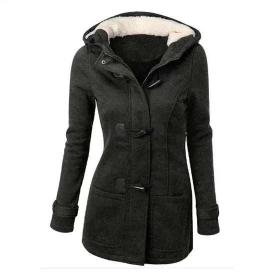 Giacca / Parka in cotone con cappuccio donna – Zipper, stile classico e versatile, nuove colorazioni 2025