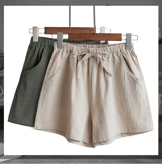 Shorts Donna Vita Elastica con Fiocco – Pantaloncini Casual Sportivi