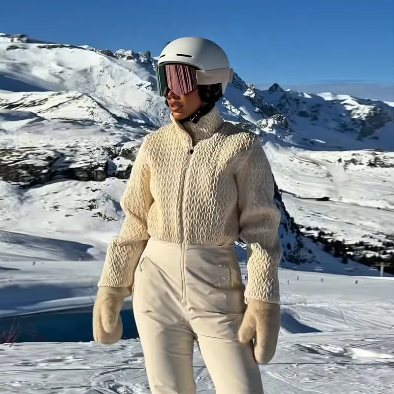 Tuta invernale trapuntata donna e varianti interne A/B