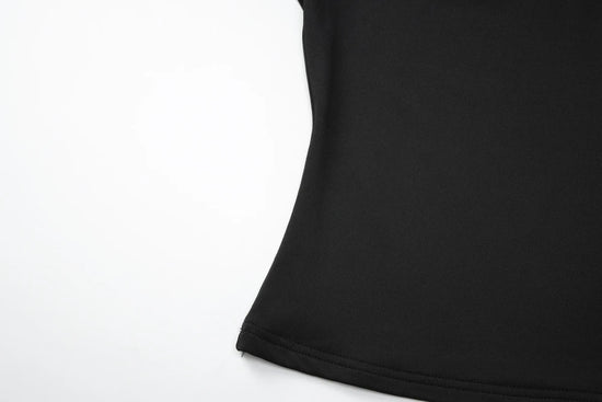 Dulzura O-Neck Short Sleeve Hollow Out Lace Ruffle Patchwork T-Shirt Women'S Solid Sexy Casual Y2K Top Party Club Street Clothes
