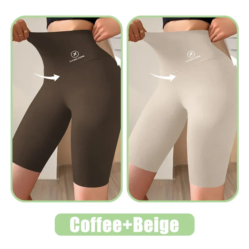 Shorts donna push-up vita alta 2025 – cycling fitness leggings per palestra e yoga