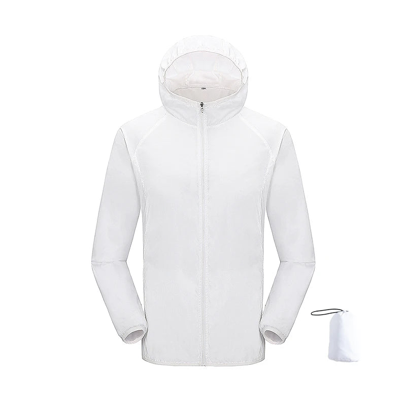 Giacca trekking unisex impermeabile e quick-dry – antivento, anti-UV e pieghevole per escursioni