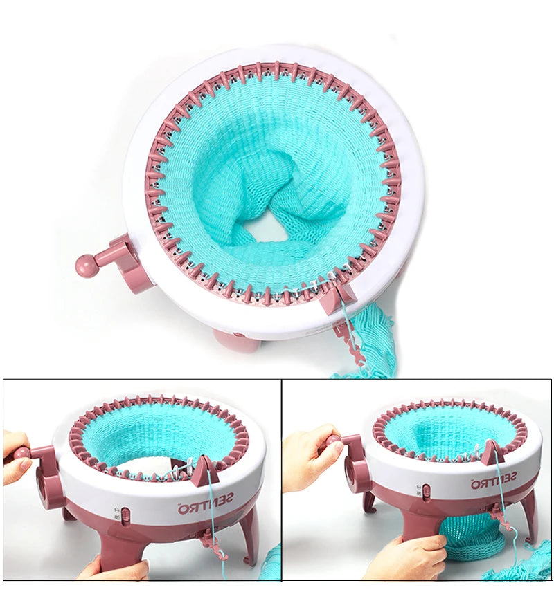 Macchina per Maglieria 40 Aghi – Knitting Machine per Sciarpe Cappelli e Maglioni