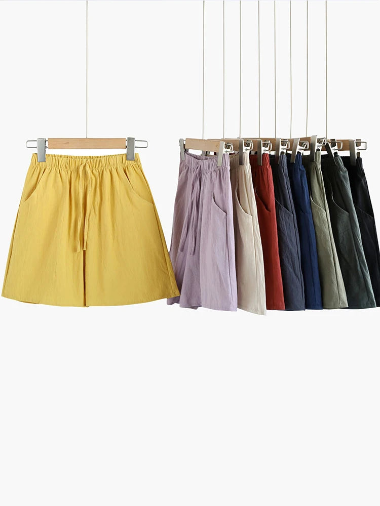 Shorts Donna Vita Elastica con Fiocco – Pantaloncini Casual Sportivi