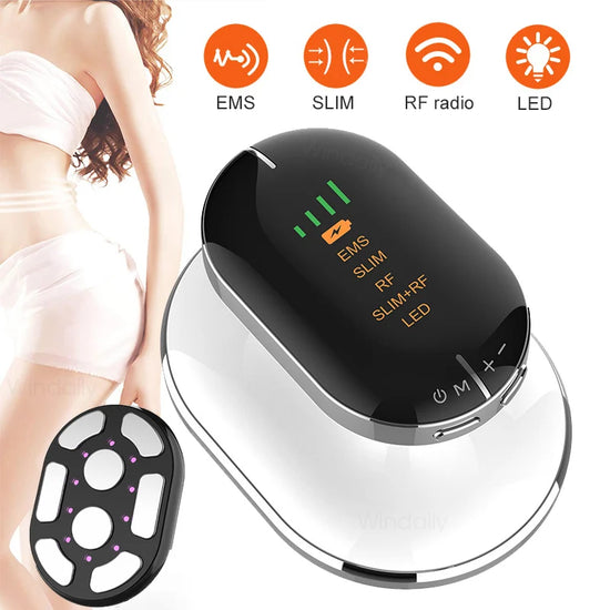 Massaggiatore Corpo EMS RF Anticellulite – Dispositivo Rimodellante Tonificante con LED