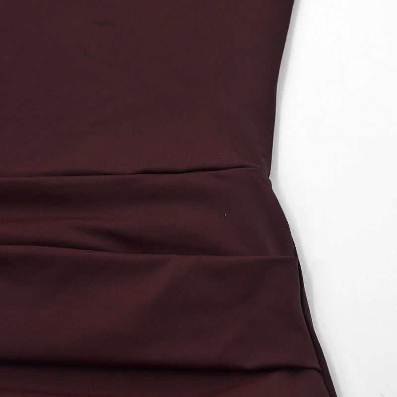 Sexy Mini Dress Donna Estivo – Bodycon Halter V‑Neck Backless 2025
