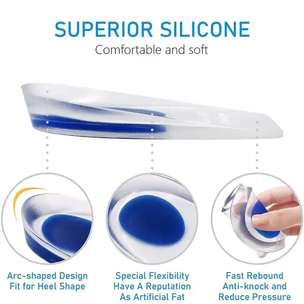 Gel Antidolore – Solette Silicone Ammortizzanti per Tallone e Piedi