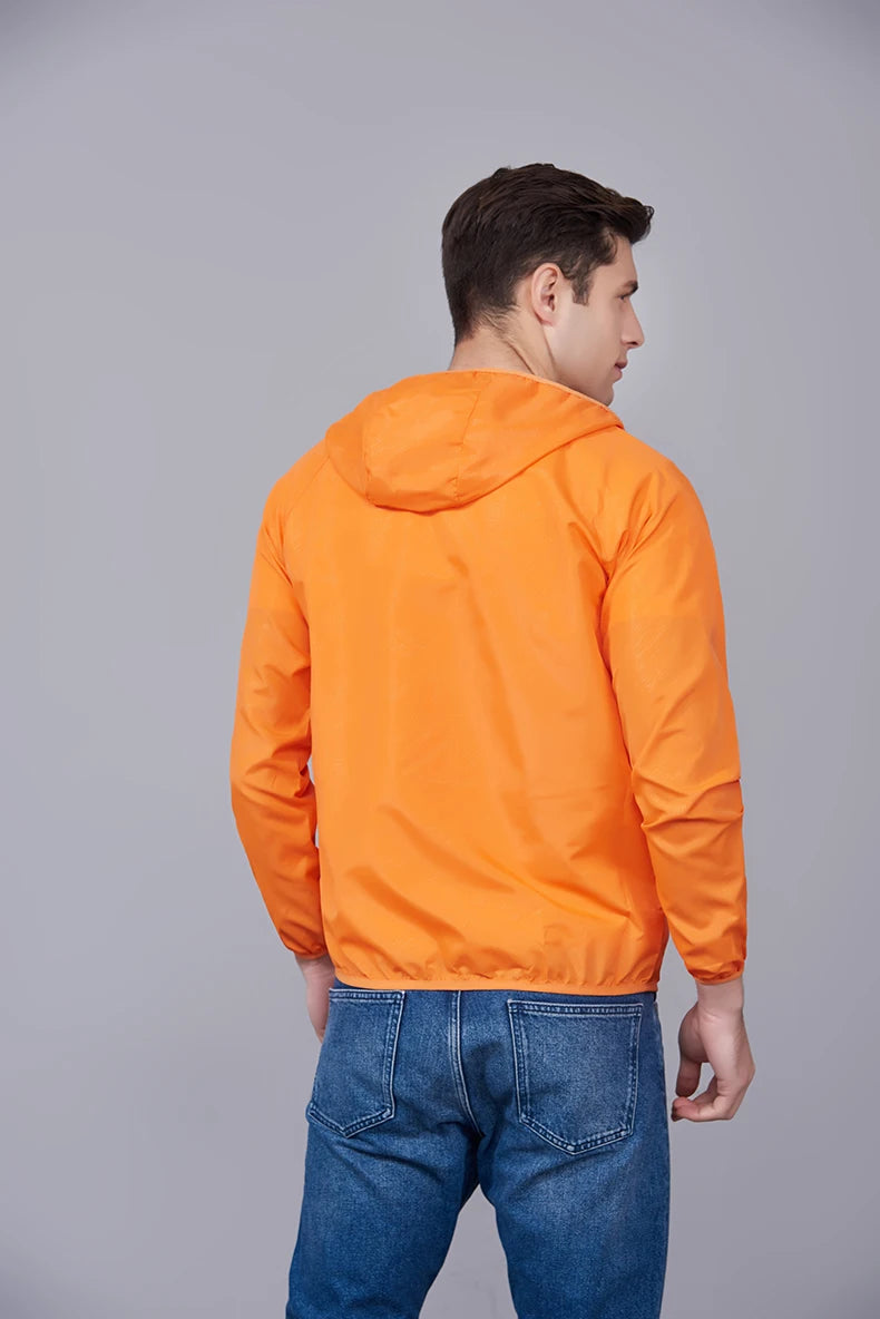 Giacca trekking unisex impermeabile e quick-dry – antivento, anti-UV e pieghevole per escursioni