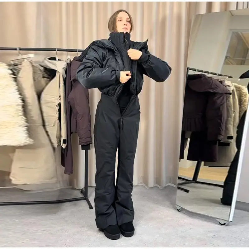 Tuta invernale donna con zip o giacca, diverse versioni
