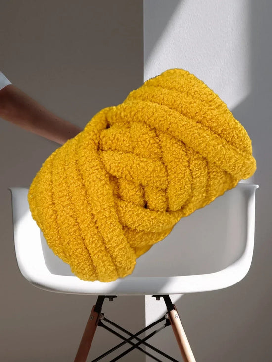 Filato teddy fleece 1 kg – lana grosso spessore per borse, maglie, uncinetto