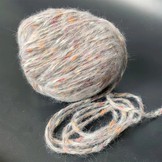 Set 6 gomitoli filo alpaca – lana alpaca hand-knit per sciarpe, cappotti, lavori intrecciati colorati fai-da-te