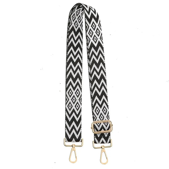 Tracolla borsa regolabile stile “guitar strap” 2025 – cinghia staccabile stampata, originale crossbody / shoulder strap