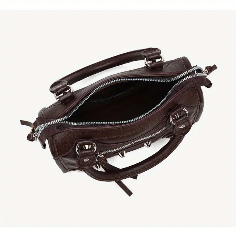 Borsa tote donna in similpelle dal look retrò – grande capacità, perfetta per il lavoro, lo shopping e l’ufficio 2025