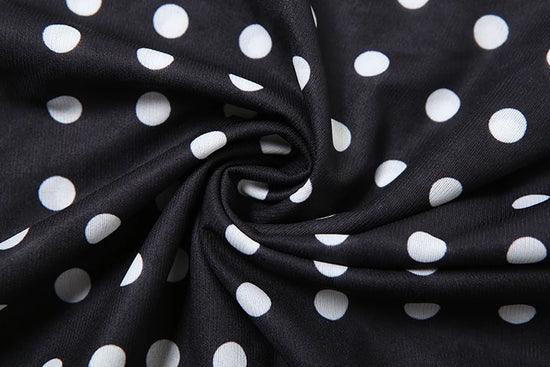 Weird Puss Polka Dots Print T-Shirts Women Summer Trend Skew Collar Off Shoulder Backless Street Fashion Trend Ruched Crop Tops
