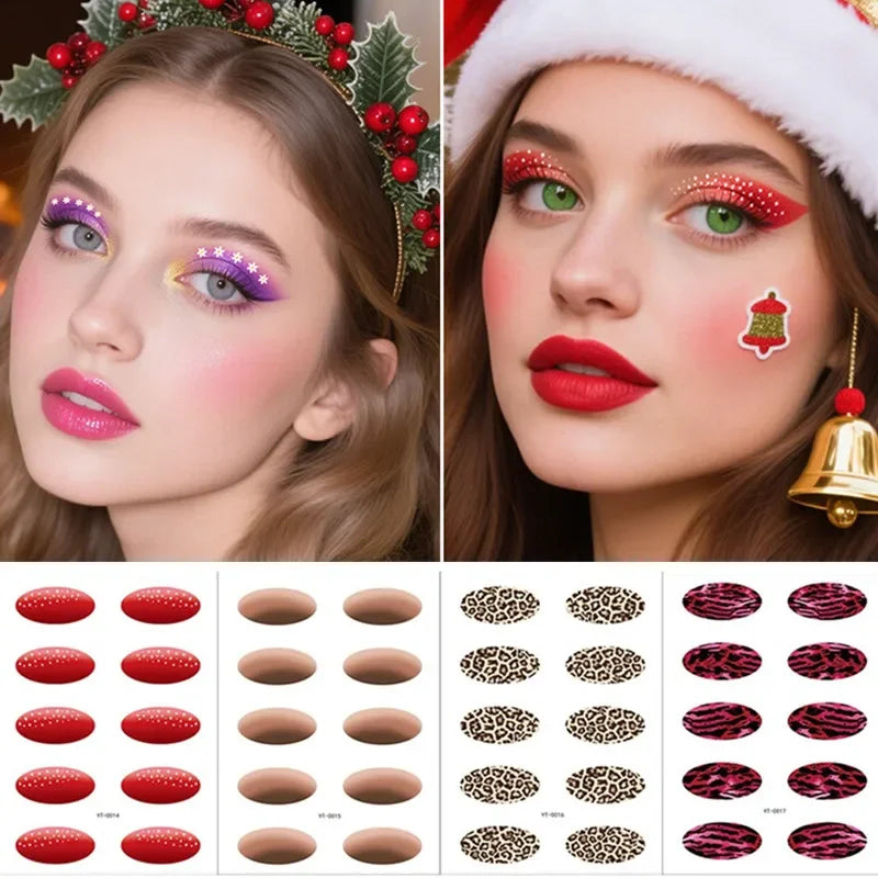 Adesivi Ombretto Occhi Waterproof – Stickers Trucco Party