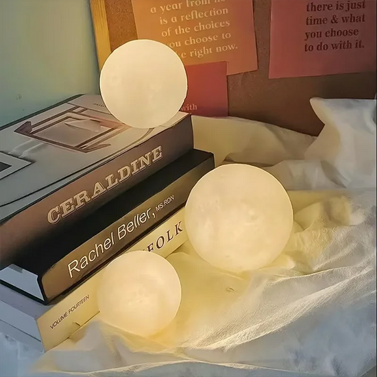 Lampada luna LED galassia – Book light magica per camera bambini e relax
