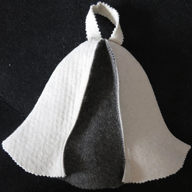 Cappello Sauna Sauna Hat in Feltro Anti-Calore Stile Russo | Protezione Testa
